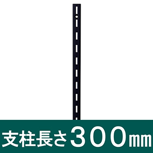 ピラシェル支柱 300mm 黒 WPS001